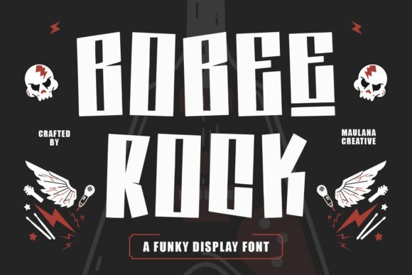 Bobee Rock: A Magical Display Font