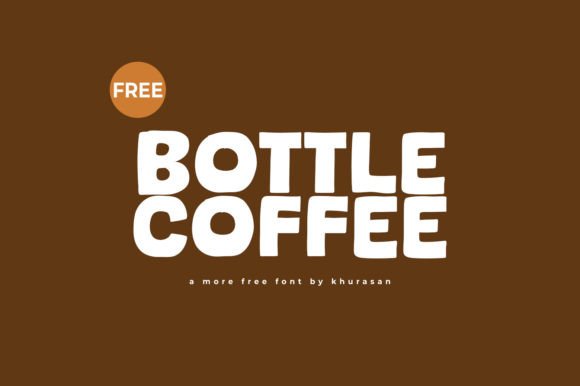 Bottle Coffee Font: Modern Branding for Small Business
