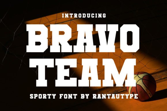 Bravoteam: A Bold Display Font for High-Energy Branding
