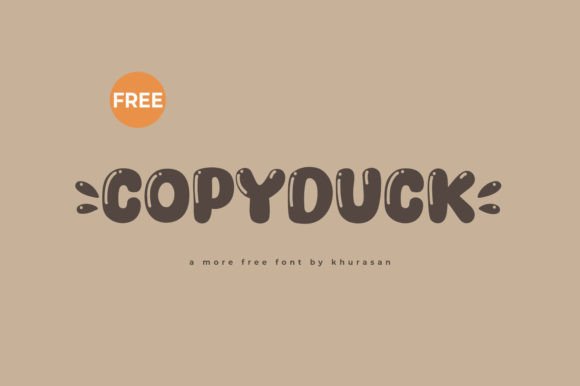 Copyduck: A Modern Display Font for Web Headers