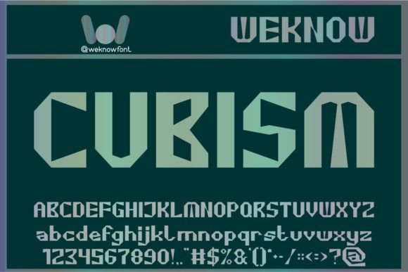 Cubism Font: Bold, Modern, and Unapologetically Unique
