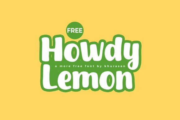Designing with Howdy Lemon: A Modern Display Typeface