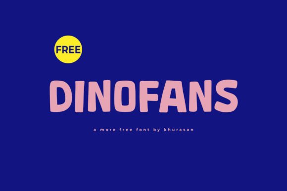 Dinofans: A Cute Display Font for Modern Branding