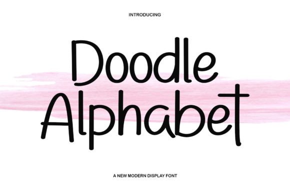 Doodle Alphabet Font for Business Branding