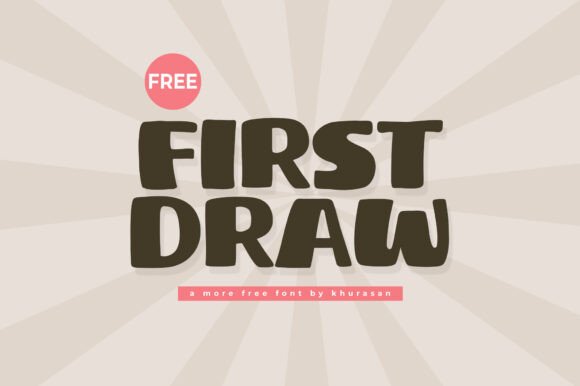 First Draw: A Modern Typeface for Editorial Design