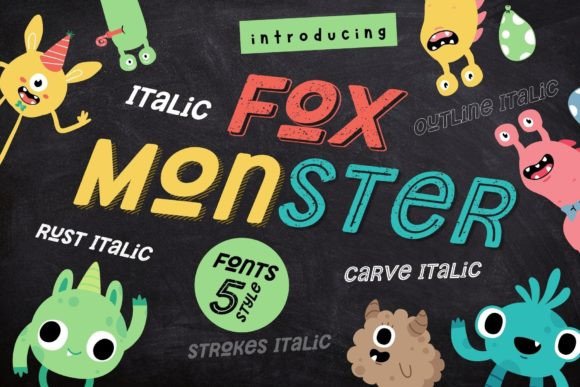 Fox Monster Font: Bold and Playful