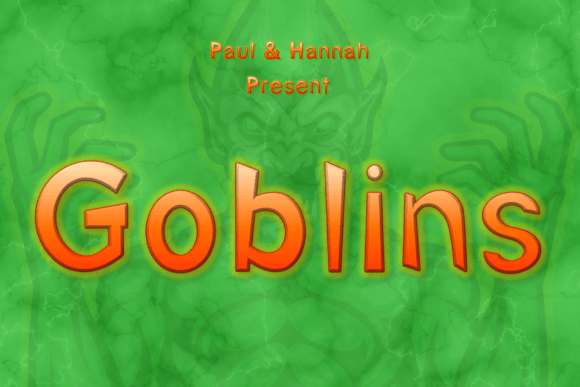 Goblins: A Playful Display Font for Storytelling