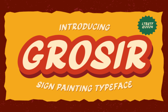 Grosir Font: Vintage Display Style