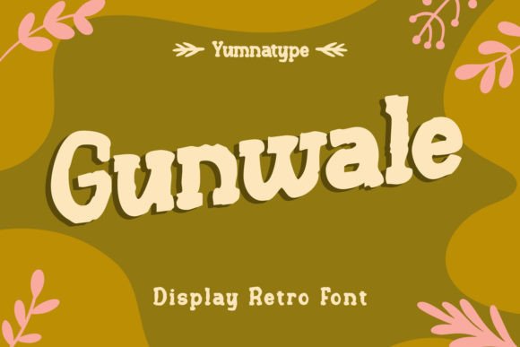 Gunwale Font for Creative Projects