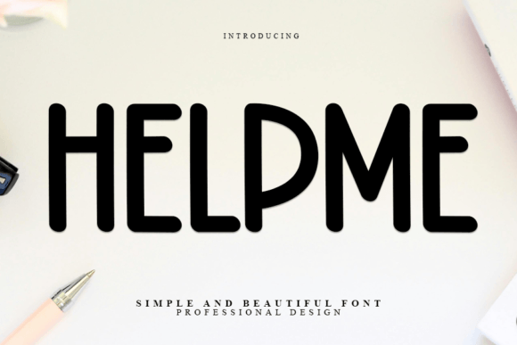 Helpme Font: Modern Typography for Editorial Design