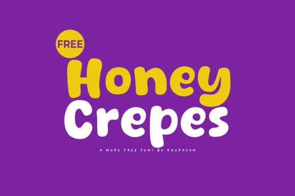 Honey Crepes: A Modern Typeface for Small Business Branding