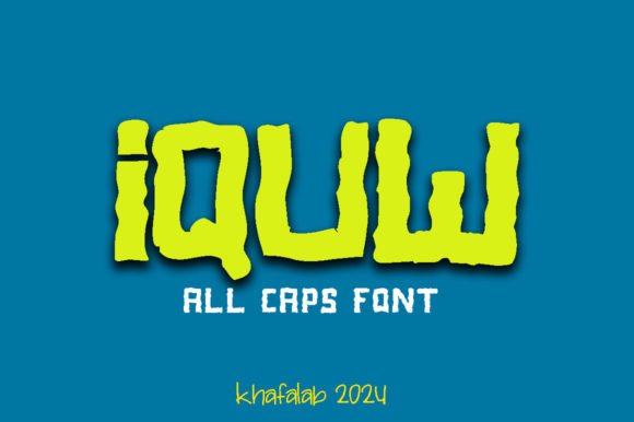 Iquw Font: Bold Display for Creative Projects