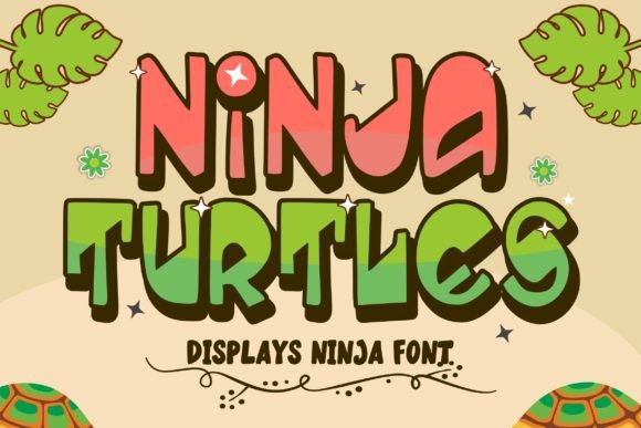 Ninja Turtles Font Review: Bold Nature-Inspired Display Type