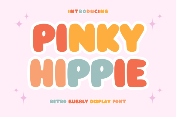 Pinky Hippie: A Retro Display Font for Bold Campaigns
