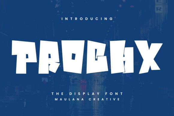 Prochx: Bold Display Font for Impactful Design