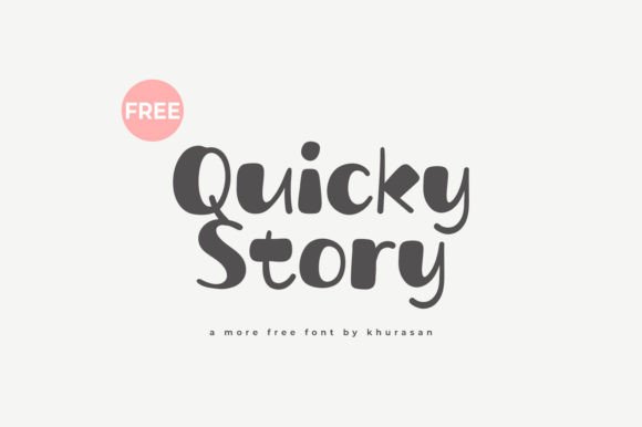 Quicky Story Typeface for Modern Branding Projects