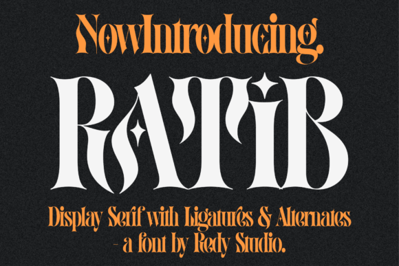 Ratib Display Font