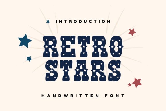 Retro Stars Font for Creative Campaigns