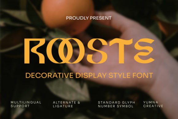 Rooste Font for Stylish Design