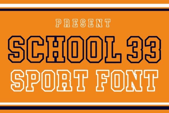 School 33: A Bold Display Typeface for Modern Editors