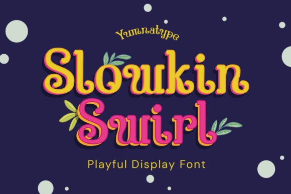 Slowkin Swirl Font for Creative Projects