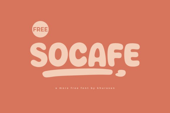 Socafe: A Modern Display Font for Editorial Design