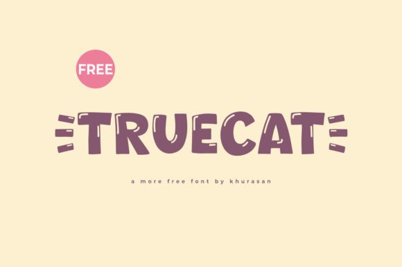 Truecat Font Review: A Modern Display Freebie for Designers
