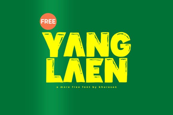 Yang Laen: A Modern Cute Typeface for Branding