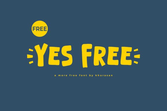 Yes Free: A Modern Typeface for Small Business Branding