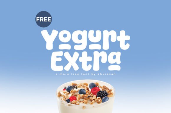 Yogurt Extra: A Modern Typeface for Web Headers